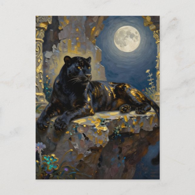 Postal Black Panther | Keeping in Touch (Anverso)