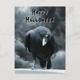 Postal Black Raven Halloween