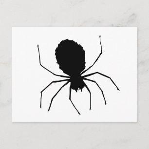 Postal Black Spider Love_