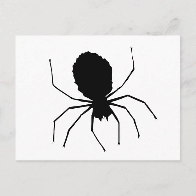 Postal Black Spider Love_ (Anverso)