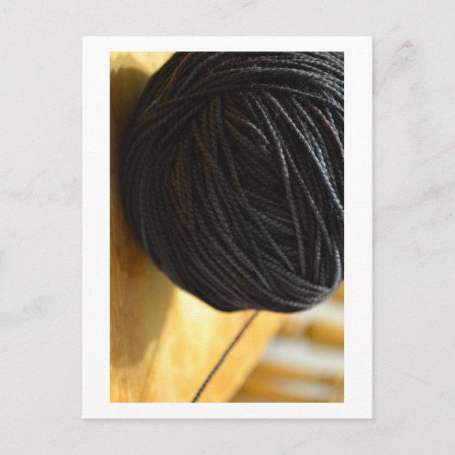 Postal Black Yarn (Anverso)