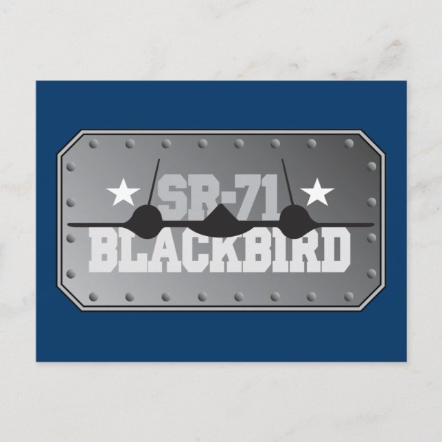Postal Blackbird SR-71 (Anverso)
