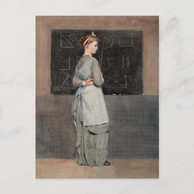 Postal Blackboard | Winslow Homer (Anverso)