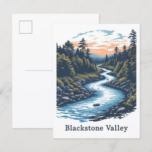 Postal Blackstone Valley Massachusetts USA Travel