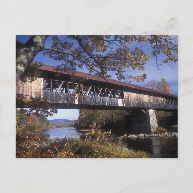 Postal Blair Covered Bridge Campton New Hampshire (Anverso)