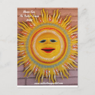 Postal Blaize Sun the Rubber Tramp Articard