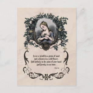 Postal Blake "To See a World" Victoria Postcard