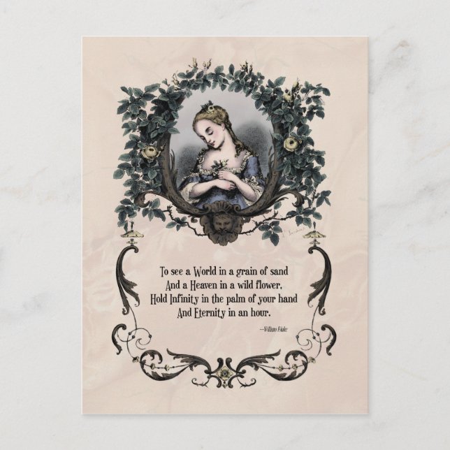 Postal Blake "To See a World" Victoria Postcard (Anverso)