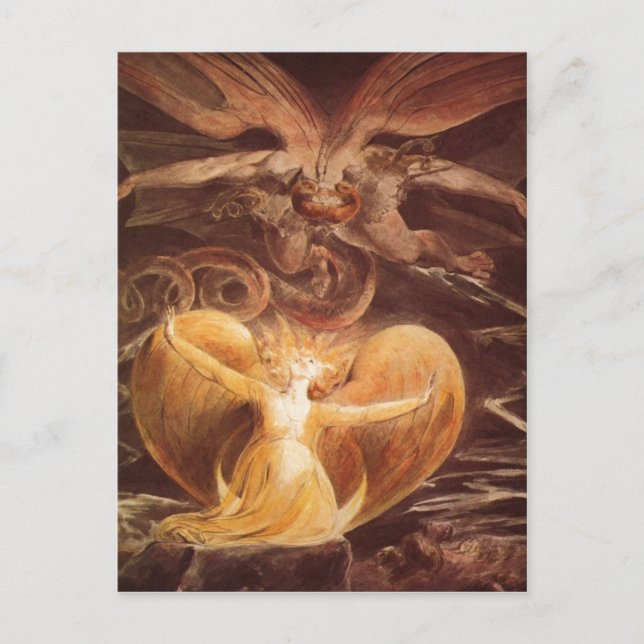 Postal Blake, William Der gro?e Rote Drache und die mit d (Anverso)
