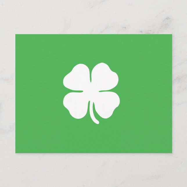 Postal blanca de la hoja de trineo (Anverso)