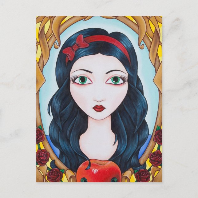 Postal Blancanieves (Anverso)
