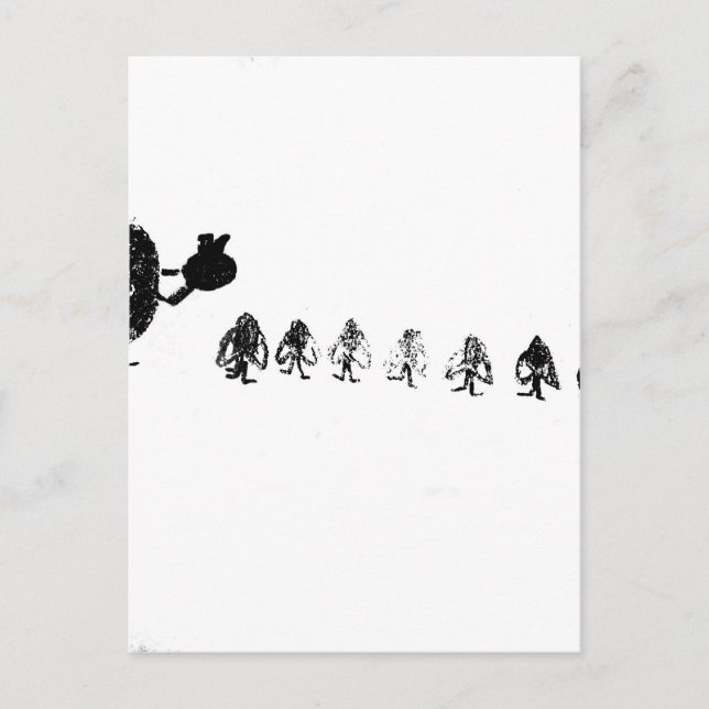 Postal Blancanieves (Anverso)