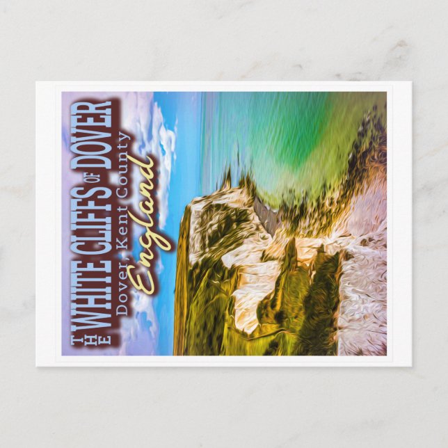 POSTAL BLANCO DE LA PUERTA - SUPERFICIE KENT (Anverso)