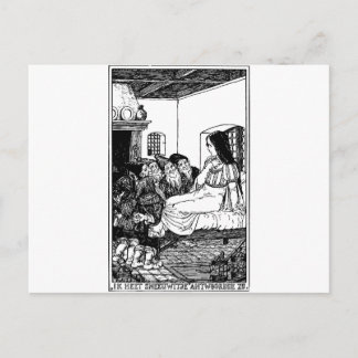 Postal blanco de nieve