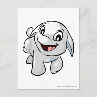 Postal Blanco de Poogle