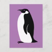 Blanco morado pingüino malva