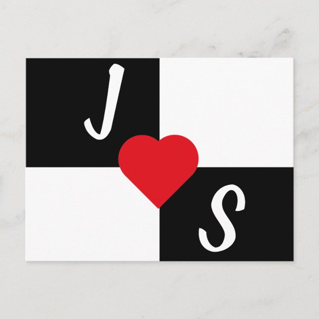 Postal Blanco y negro (Anverso)