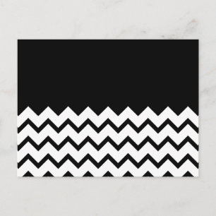 Postal Blanco y negro. Parte Zig Zag, Parte Black.