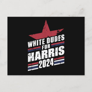 Postal Blancos a favor de Kamala Harris 2024