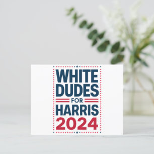 Postal Blancos Para Harris-2024