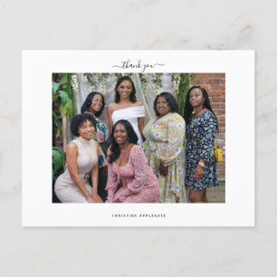 Postal Blank Bridal Shower Foto Gracias