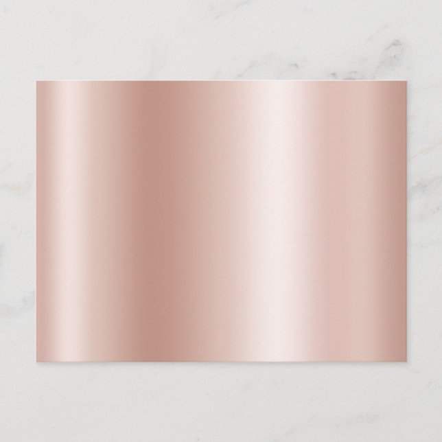 Postal Blank Pastel Rose Gold Foil Gradient (Anverso)