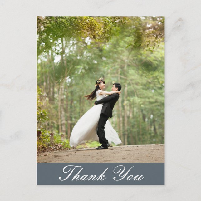 Postal Blank - Vertical Custom Wedding Photo You (Anverso)