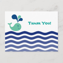 Postal Blank - Whale Gracias