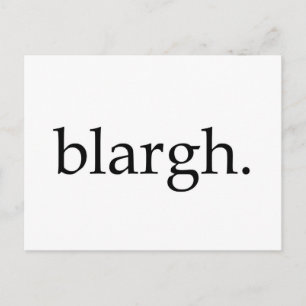 Postal Blargh