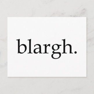 Postal Blargh