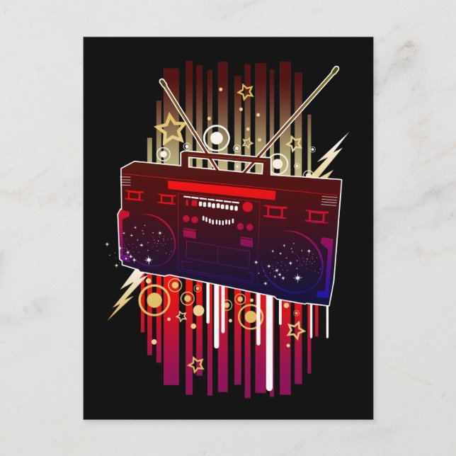 Postal Blast de Boombox (Anverso)