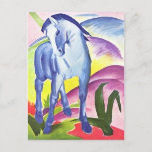 Postal Blaues Pferd I de Franz Marc Postcard