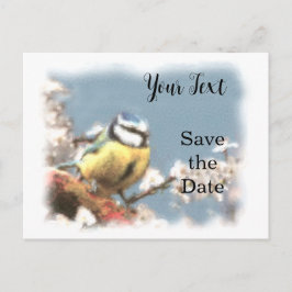 Postal Blaumeise - Aquarell-Design | Postkarte