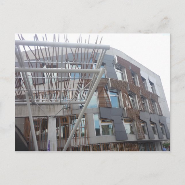 Postal bldg del parlamento escocés (Anverso)