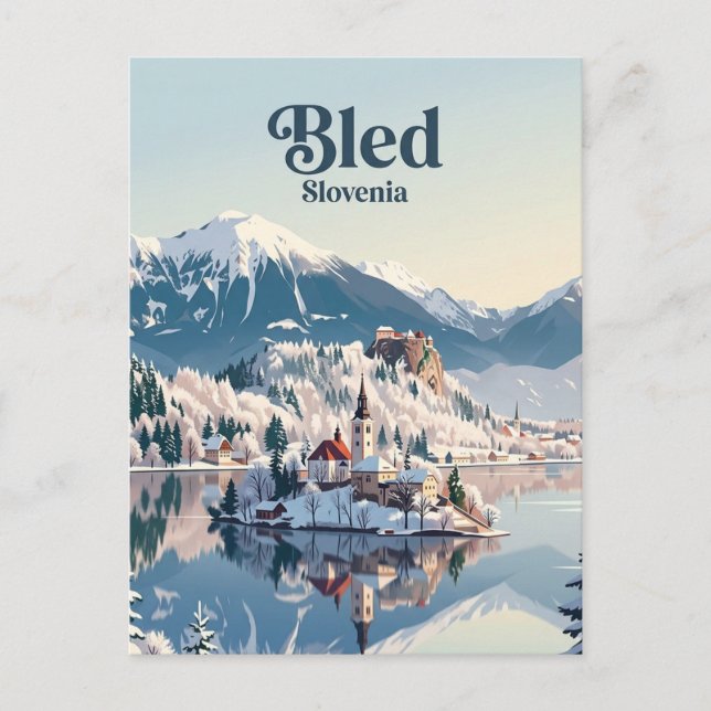 Postal Bled, Eslovenia (Anverso)