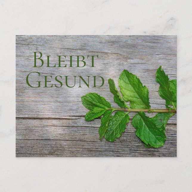 Postal Bleibt Gesund (Anverso)