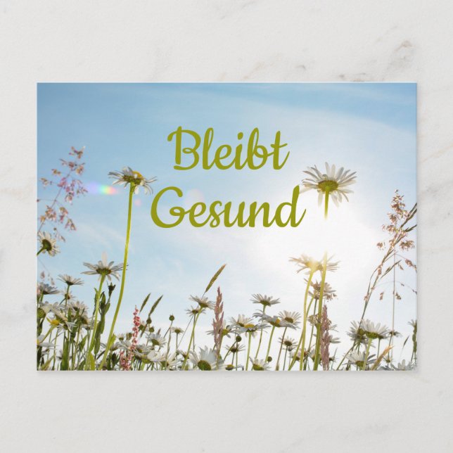 Postal Bleibt Gesund (Anverso)