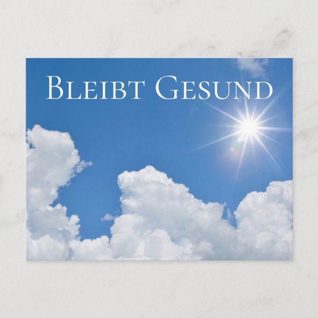 Postal Bleibt Gesund (Anverso)
