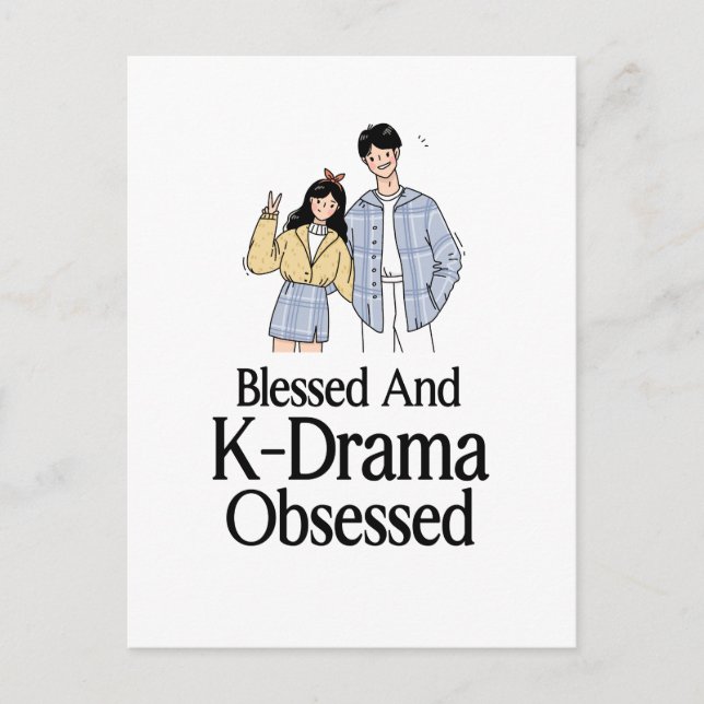 Postal Blessed and K-Drama Obsessed (Anverso)