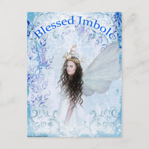 Postal Blessed Imbolc Faerie Postcard