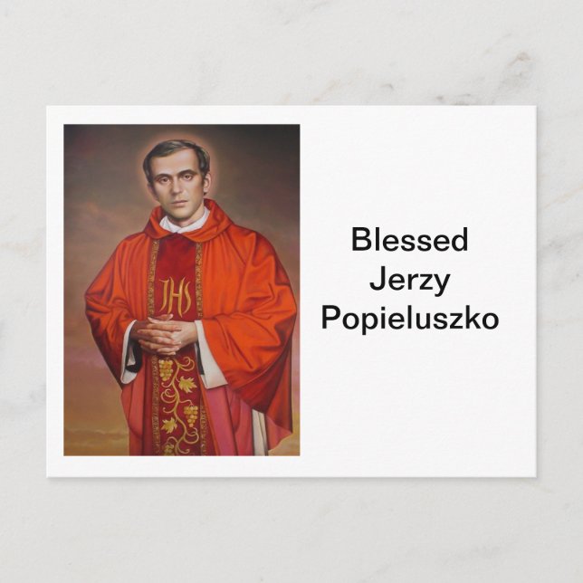Postal Blessed Jerzy Popieluszko (Anverso)
