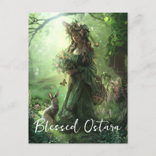 Postal Blessed Ostara Postcard