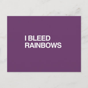 POSTAL BLEVÉ RAINBOWS