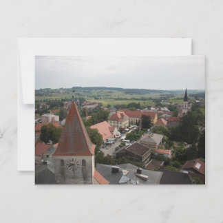 POSTAL BLICK VON SCHLOSSTURM AUF HAAGER MARKTPLATZ