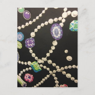 Postal Bling y Perlas