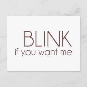 Postal Blink si me quieres