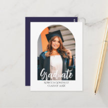Blissful Graduation Invitation Card