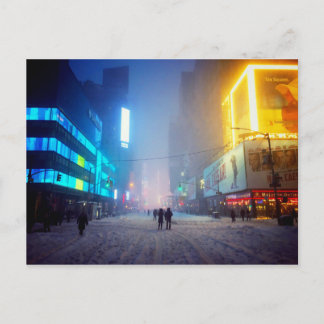 Postal Blizzard En Times Square