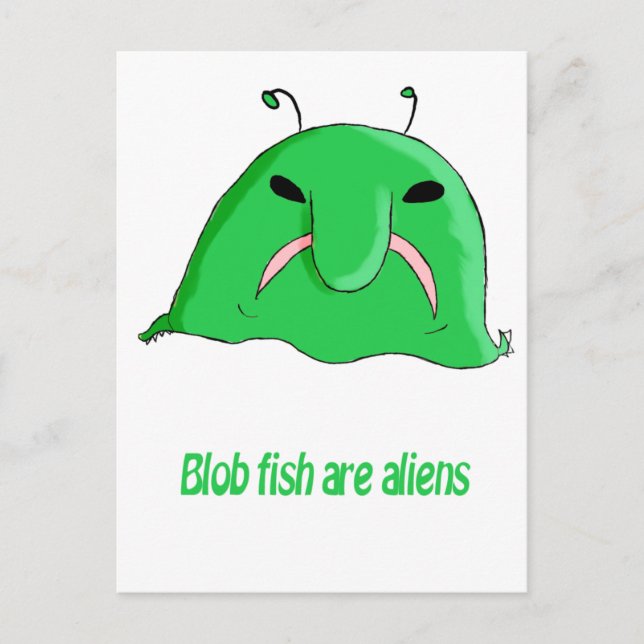 Postal Blob de Alien (Anverso)