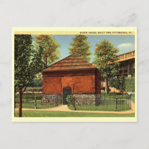 Postal Block House, Pittsburgh, Pennsylvania Vintage
